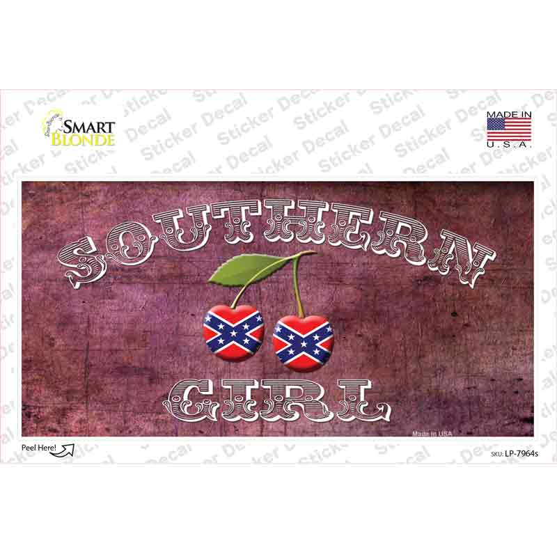 Southern Girl Novelty Sticker Decal
