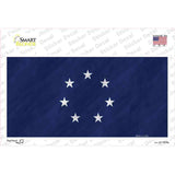 First Confederate Flag 7 Stars Novelty Sticker Decal