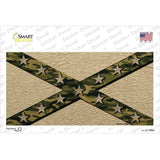 Confederate Stripes Camo Novelty Sticker Decal