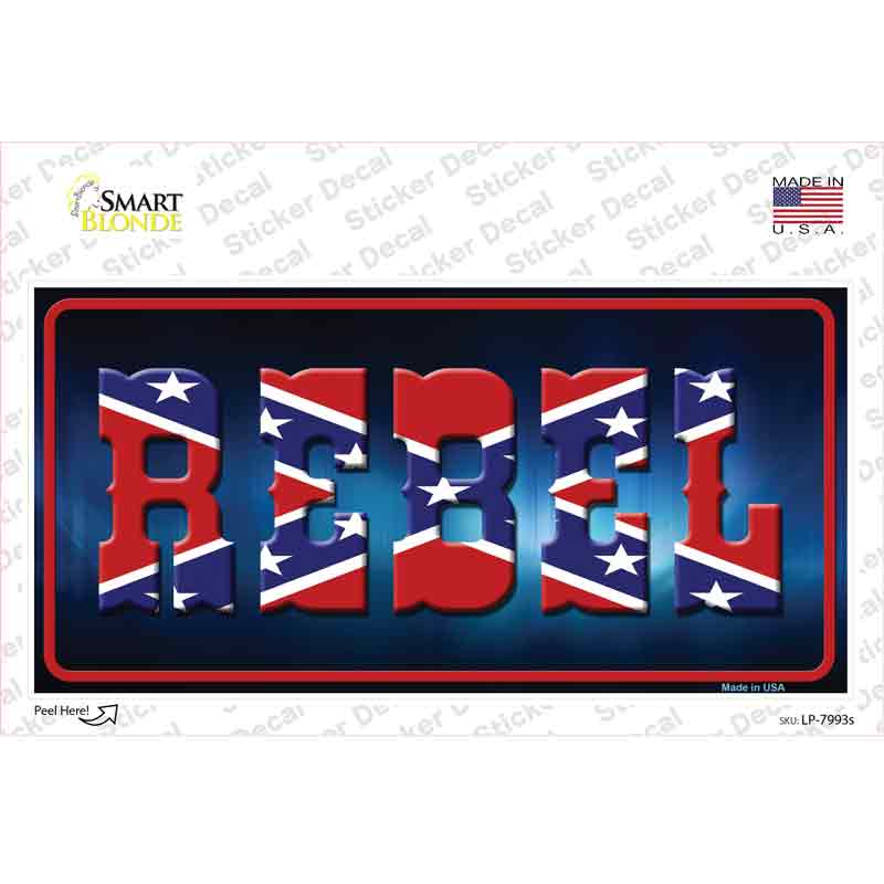Rebel Novelty Sticker Decal