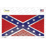 Confederate Flag Diamond Novelty Sticker Decal
