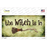 The Witch Is In Novelty Sticker Decal
