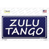 Zulu Tango Novelty Sticker Decal