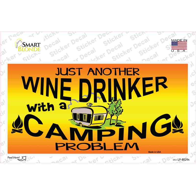 Just Another Wine Drinker Novelty Sticker Decal