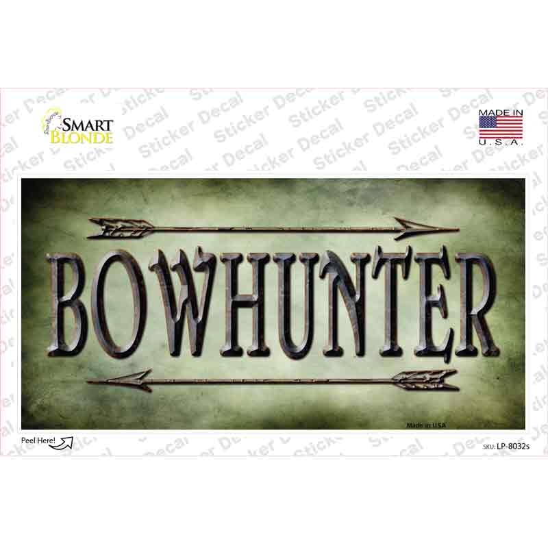 Bowhunter Novelty Sticker Decal