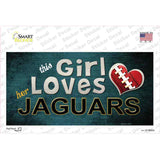 This Girl Loves Her Jaguars Novelty Sticker Decal