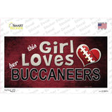 This Girl Loves Her Buccaneers Novelty Sticker Decal