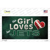 This Girl Loves Her Jets Novelty Sticker Decal