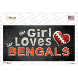 This Girl Loves Her Bengals Novelty Sticker Decal