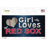 This Girl Loves Her Red Sox Novelty Sticker Decal