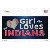 This Girl Loves Her Indians Novelty Sticker Decal