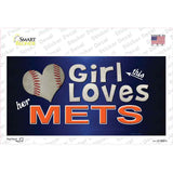 This Girl Loves Her Mets Novelty Sticker Decal