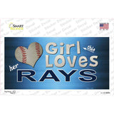 This Girl Loves Her Rays Novelty Sticker Decal