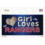 This Girl Loves Her Rangers Novelty Sticker Decal