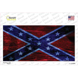 Confederate Flag Foiled Novelty Sticker Decal