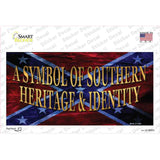 Symbol Of Southern Heritage Novelty Sticker Decal
