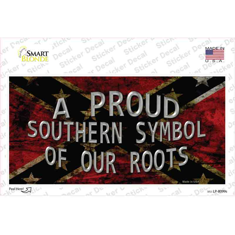 Symbol Of Our Roots Novelty Sticker Decal