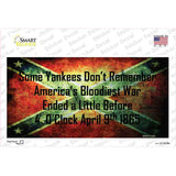 Some Yankees Dont Remember Novelty Sticker Decal