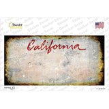 California State Rusty Novelty Sticker Decal