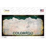 Colorado State Rusty Novelty Sticker Decal