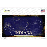 Indiana State Rusty Novelty Sticker Decal