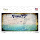 Kentucky State Rusty Novelty Sticker Decal