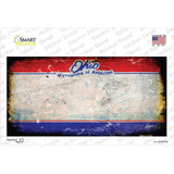 Ohio State Rusty Novelty Sticker Decal