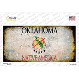 Oklahoma State Rusty Novelty Sticker Decal