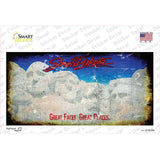 South Dakota State Rusty Novelty Sticker Decal
