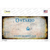 Ontario Canada Rusty Novelty Sticker Decal