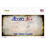 Alberta State Rusty Novelty Sticker Decal