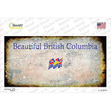 British Columbia Rusty Novelty Sticker Decal