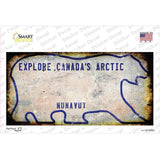 Nunavut Rusty Novelty Sticker Decal