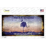 South Carolina Rusty Novelty Sticker Decal