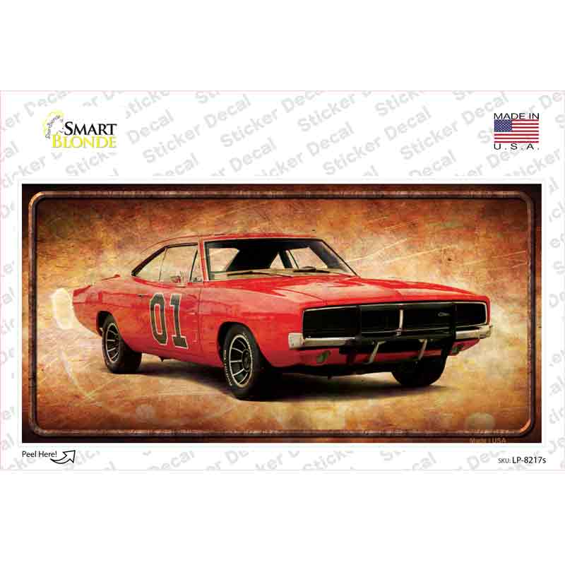 General Lee Vine Novelty Sticker Decal