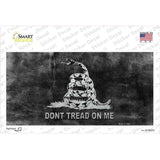 Dont Tread On Me Black Novelty Sticker Decal