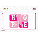 Hope Breast Cancer Ribbon Novelty Sticker Decal