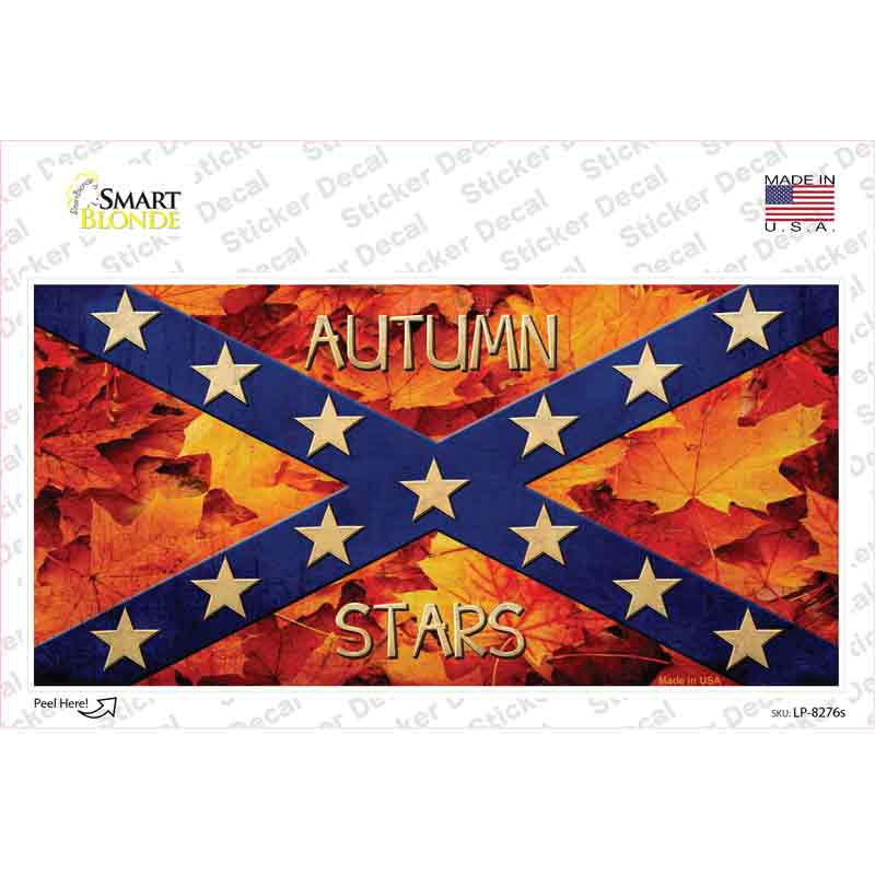 Autumn Stars Novelty Sticker Decal