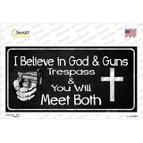 God And Guns Novelty Sticker Decal