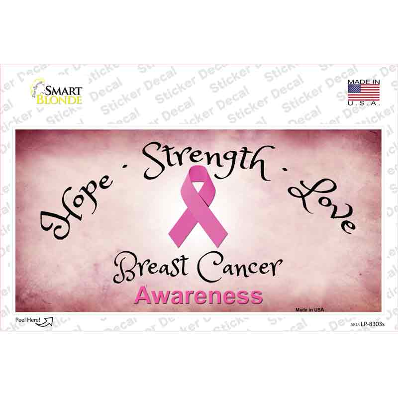 Breast Cancer Novelty Sticker Decal