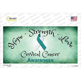 Cervical Cancer Ribbon Novelty Sticker Decal