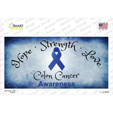 Colon Cancer Ribbon Novelty Sticker Decal