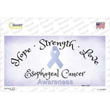 Esophageal Cancer Ribbon Novelty Sticker Decal