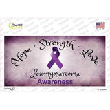 Leiomyosarcoma Cancer Ribbon Novelty Sticker Decal