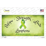 Lymphoma Cancer Ribbon Novelty Sticker Decal
