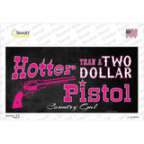 Two Dollar Pistol Novelty Sticker Decal