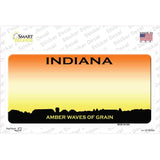 Indiana Amber Waves Novelty Sticker Decal