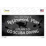 Retirement Plan Novelty Sticker Decal