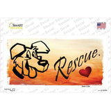 Rescue Dog Novelty Sticker Decal