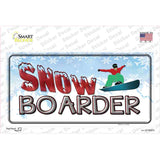 Snow Boarder Novelty Sticker Decal